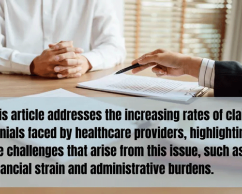 Rising Claim Denial Rates: Challenges and Solutions for Healthcare Providers